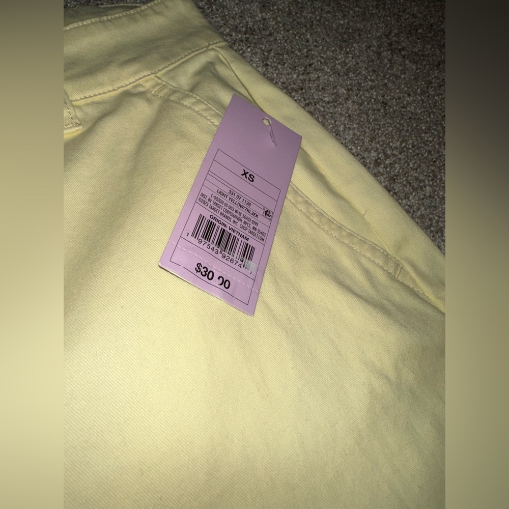 Wild Fable Light Yellow Cargo Pants - Picture 2 of 4